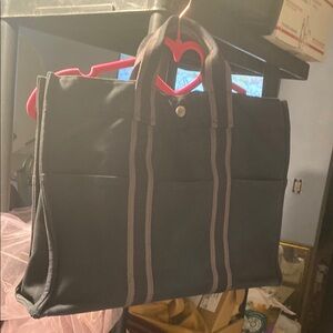 HERMES Blue Tote Bag